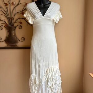 Girls size 8 white dress